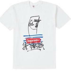 Supreme Jean Paul Gautier White Tee
